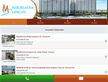 Tablet Screenshot of imcancun.com